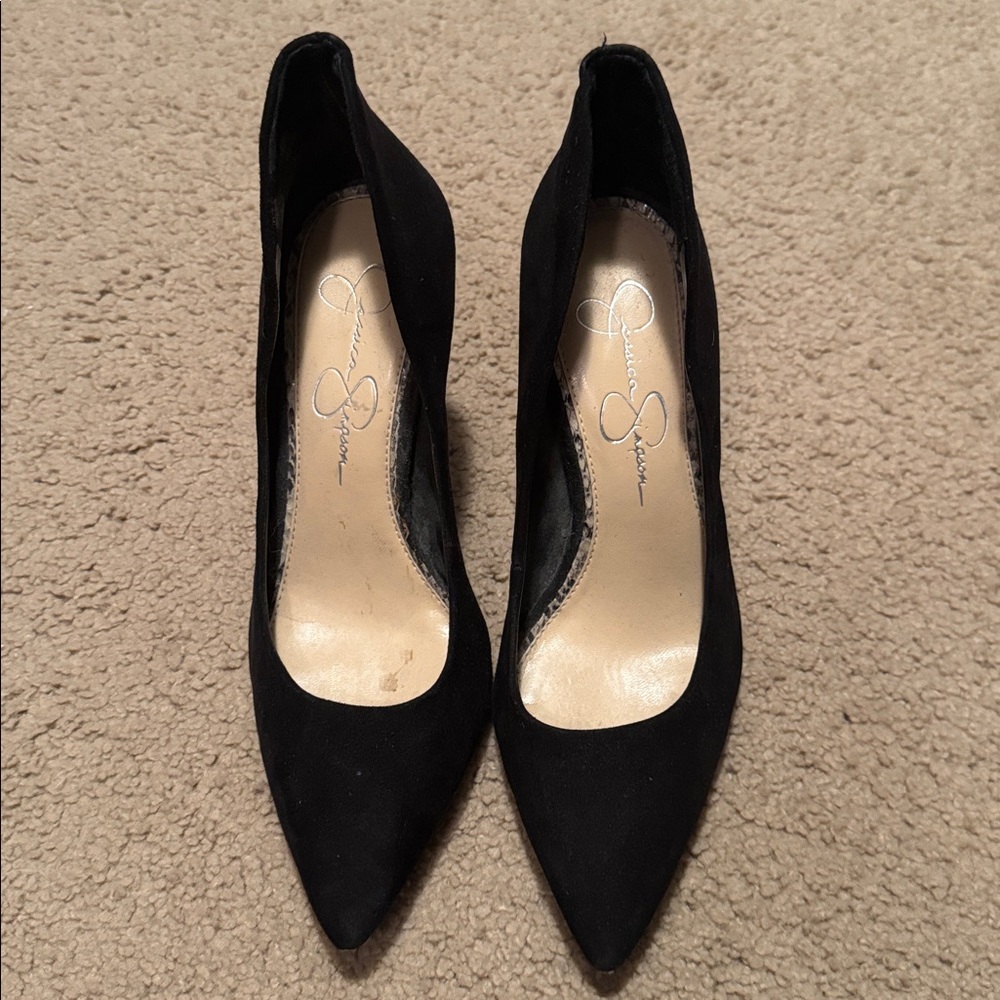 Elegant Jessica Simpson Black Women's Heels